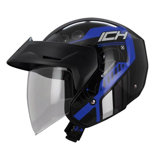 CASCO ICH ICH-101 STELARS NEGRO AZUL