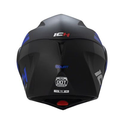 CASCO ICH ICH-3110DV COURT MATE NEGRO AZUL