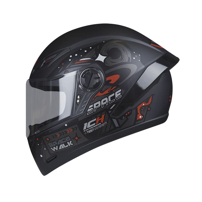 CASCO ICH ICH-501SP OUTSIDE MATE NEGRO ROJO