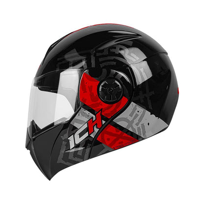 CASCO ICH ICH-3110DV RUNAS NEGRO ROJO