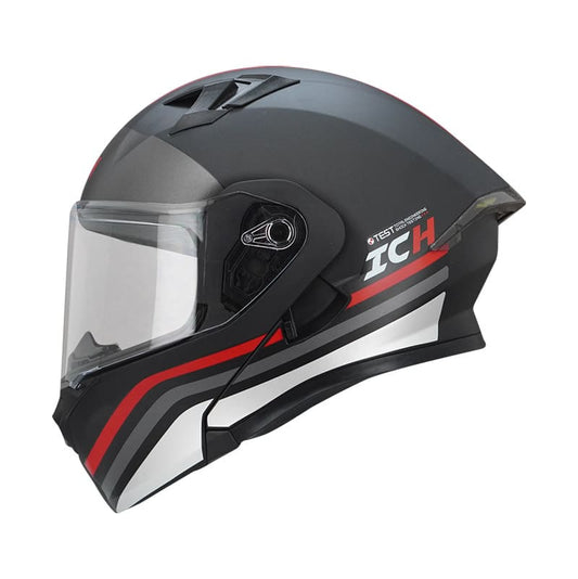 CASCO ICH ICH-3120DV MARCI MATE NEGRO ROJO