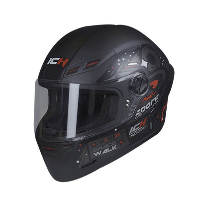 CASCO ICH ICH-501SP OUTSIDE MATE NEGRO ROJO