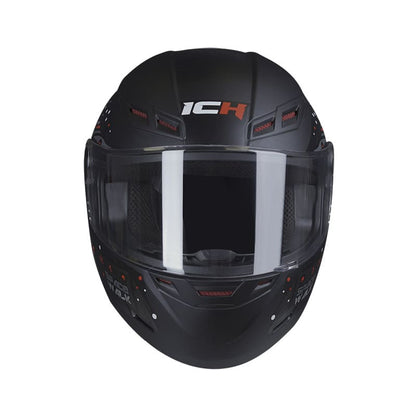 CASCO ICH ICH-501SP OUTSIDE MATE NEGRO ROJO