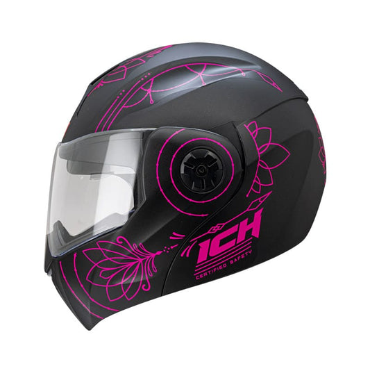 CASCO ICH ICH-3110DV LOTTO MATE NEGRO FUCSIA NEON