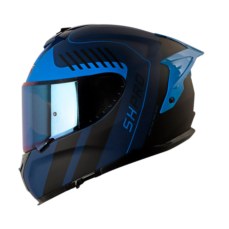 CASCO SHAFT SH-610DV PRO MIX MATE AZUL AZUL VISOR IRIDIUM