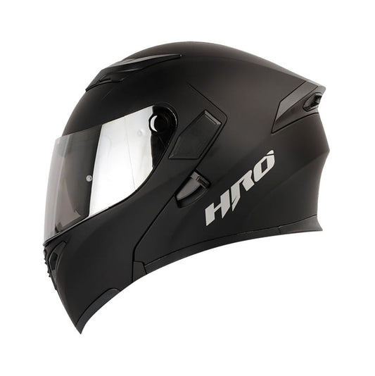 CASCO HRO HRO-3400DV SOLID MATE NEGRO SILVER VISOR IRIDIUM