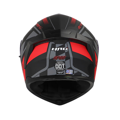 CASCO HRO HRO-3480DV GP00 MATE NEGRO ROJO