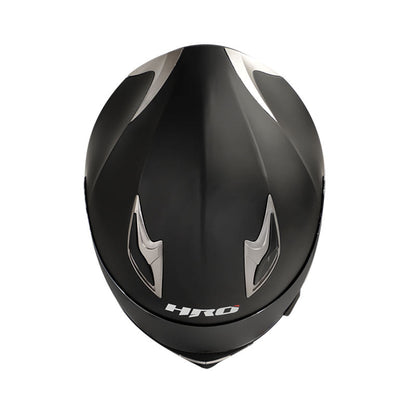 CASCO HRO HRO-508 SOLID MATE NEGRO VISOR HUMO