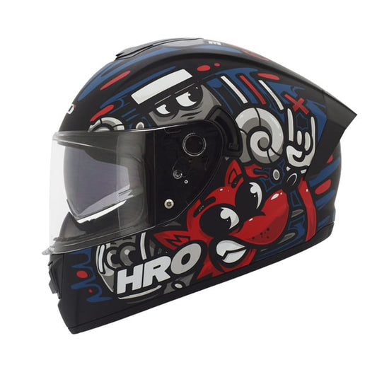 CASCO HRO HRO-518DV STOPER MATE NEGRO AZUL