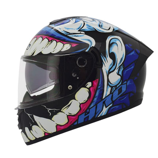 CASCO HRO HRO-518DV THE CLOWN NEGRO AZUL