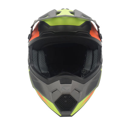 CASCO HRO HRO-MX03 LAPARA MATE NEGRO NARANJA NEON