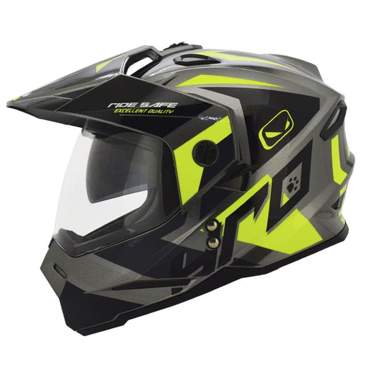 CASCO HRO HRO-MX330DV DANAG NEGRO AMARILLO NEON