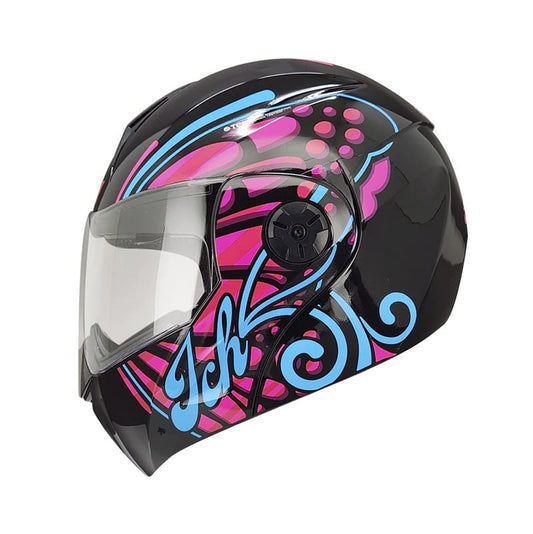 CASCO ICH ICH-3110DV FREE NEGRO FUCSIA NEON