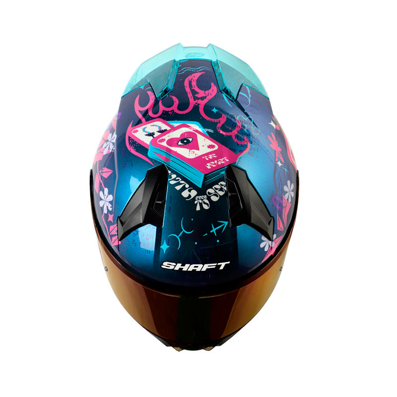 CASCO SHAFT SH-560 EVO CRAFT CAMALEON FUCSIA VISOR IRIDIUM