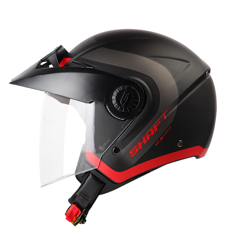 CASCO SHAFT SH-211 PRESS MATE NEGRO ROJO