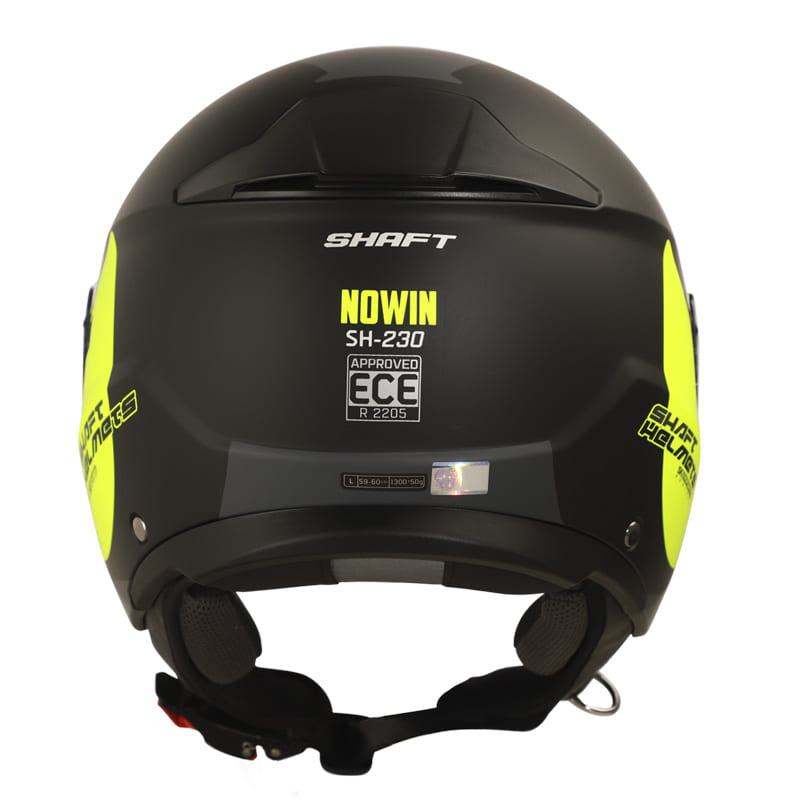 CASCO SHAFT SH-230 NOWIN MATE NEGRO AMARILLO NEON