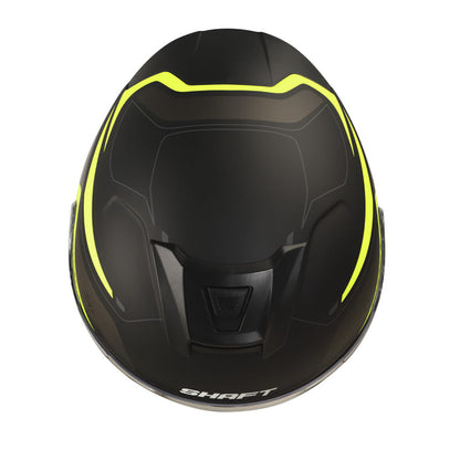 CASCO SHAFT SH-230 GRAVEL MATE NEGRO AMARILLO NEON