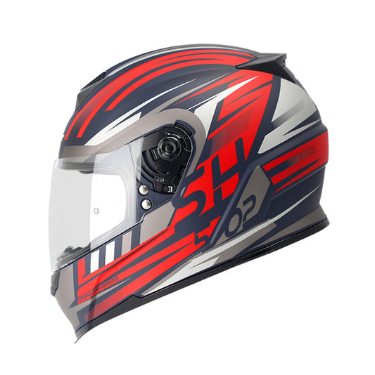 CASCO SHAFT SH-502 WATA AZUL NAVY ROJO