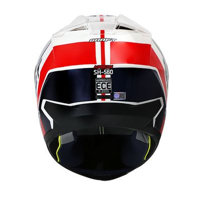 CASCO SHAFT SH-560 ARROW BLANCO ROJO