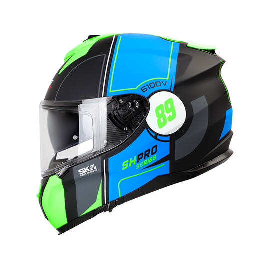 CASCO SHAFT SH-610DV PRO RESET MATE NEGRO AZUL