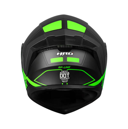 CASCO HRO HRO-3480DV SP LINE MATE NEGRO VERDE NEON