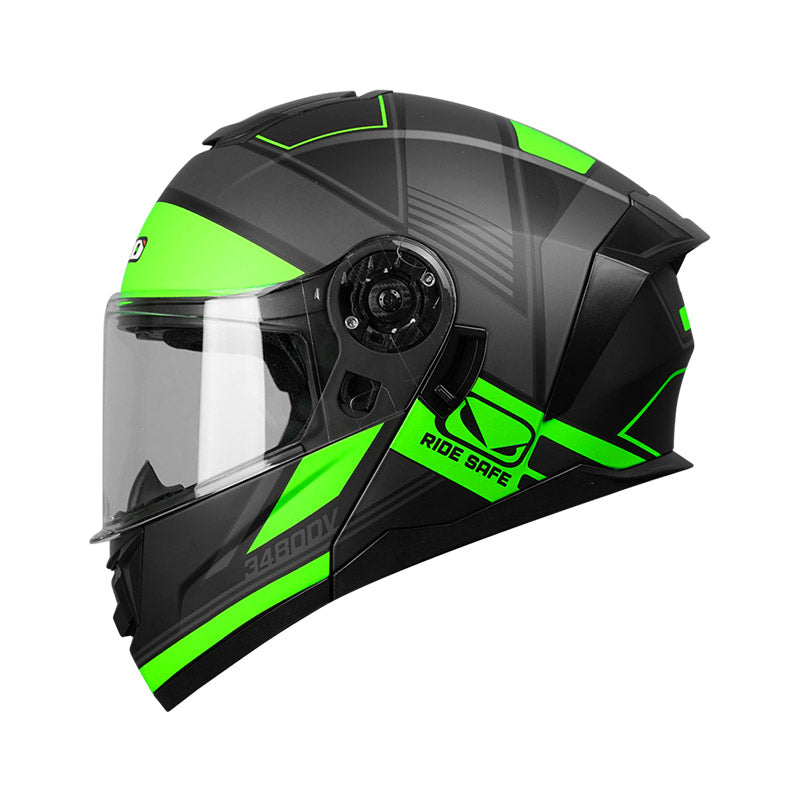 CASCO HRO HRO-3480DV SP LINE MATE NEGRO VERDE NEON