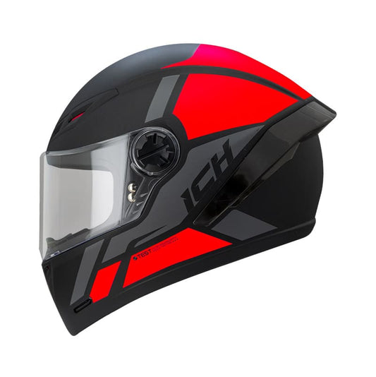 CASCO ICH ICH-501SP LETHAL MATE NEGRO ROJO