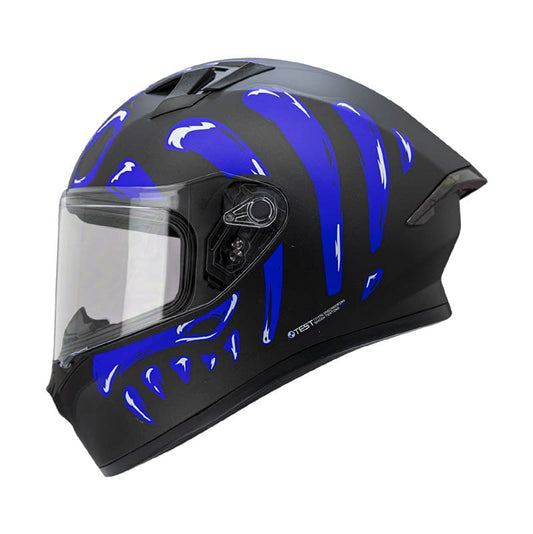 CASCO ICH ICH-503SP SKULLER MATE NEGRO AZUL