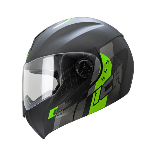 CASCO ICH ICH-3110DV BOUBLE MATE NEGRO VERDE NEON