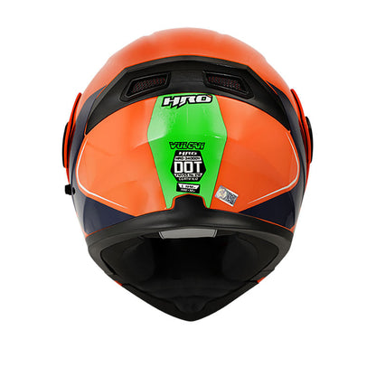 CASCO HRO HRO-3400DV VULCAN NARANJA NEON VERDE NEON