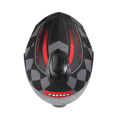 CASCO HRO HRO-3480DV GP00 MATE NEGRO ROJO