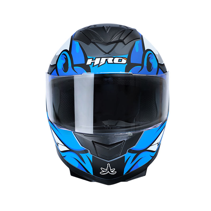 CASCO HRO HRO-511 FUNKY MONK MATE GRIS AZUL