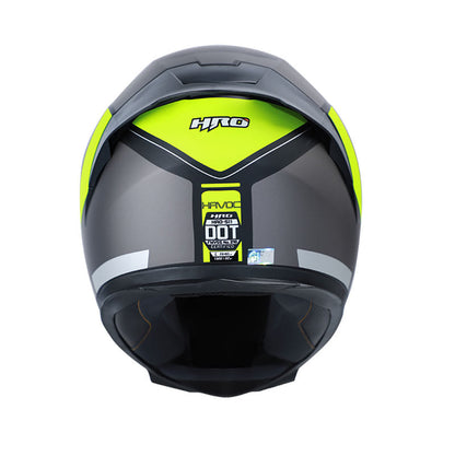 CASCO HRO HRO-511 HAVOC MATE NEGRO AMARILLO NEON