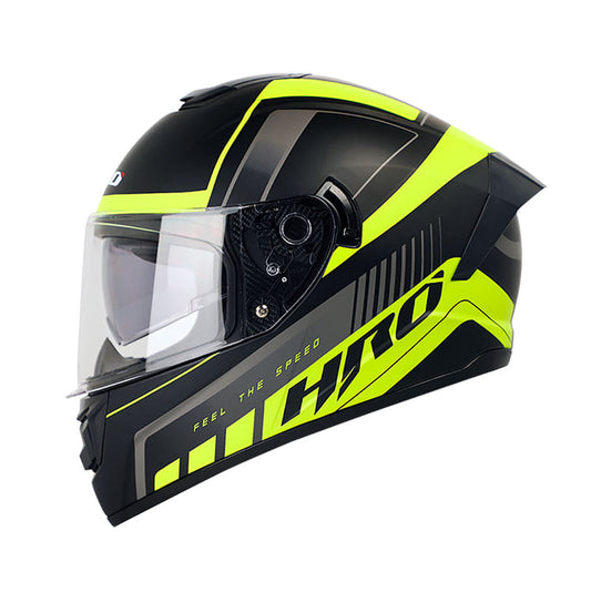 CASCO HRO HRO-518DV DUNE MATE NEGRO AMARILLO NEON