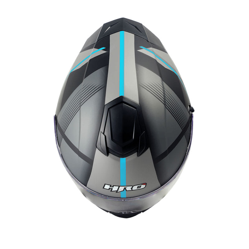 CASCO HRO HRO-518DV ZORA MATE NEGRO AZUL