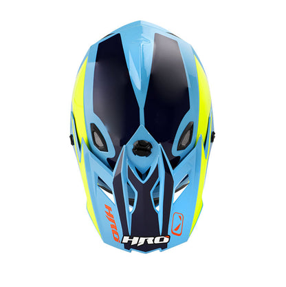 CASCO HRO HRO-MX03 GLORY AZUL AMARILLO NEON