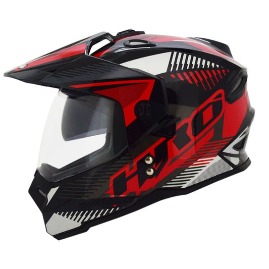 CASCO HRO HRO-MX330DV FIZION NEGRO ROJO