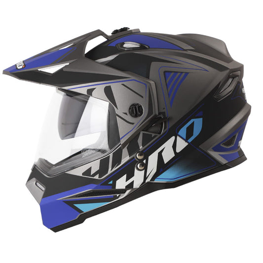 CASCO HRO HRO-MX330DV ELEXE MATE NEGRO AZUL