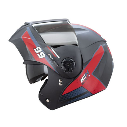 CASCO ICH ICH-3110DV RESTART MATE NEGRO ROJO