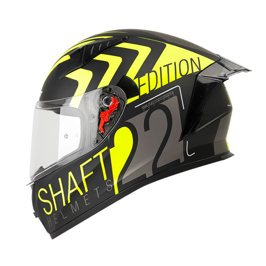 CASCO SHAFT SH-526SP THONE MATE NEGRO AMARILLO VISOR HUMO