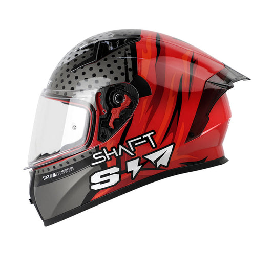 CASCO SHAFT SH-526SP THE GAMES MATE ROJO ROJO SMOKE