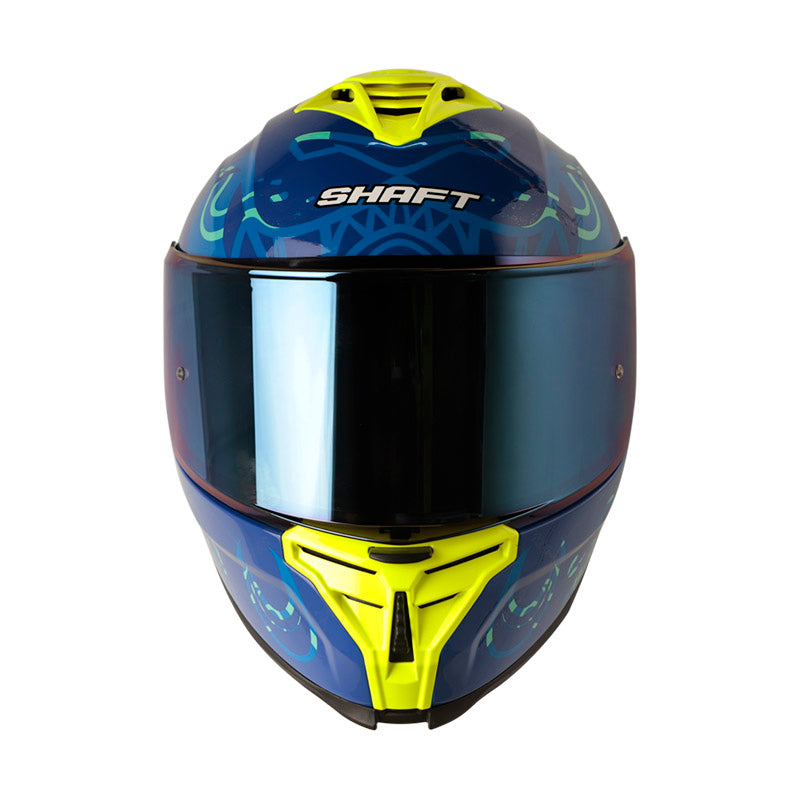 CASCO SHAFT SH-598GTR ADRENOCHROME AZUL AZUL VISOR IR.AZUL