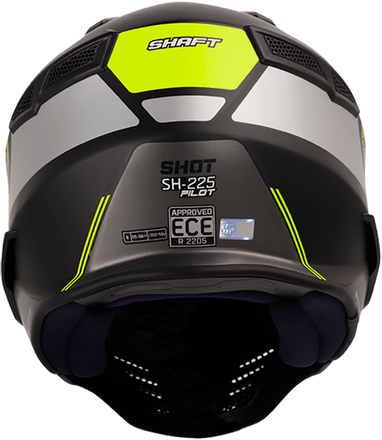 CASCO SHAFT SH-225 SHOT MATE NEGRO AMARILLO NEON