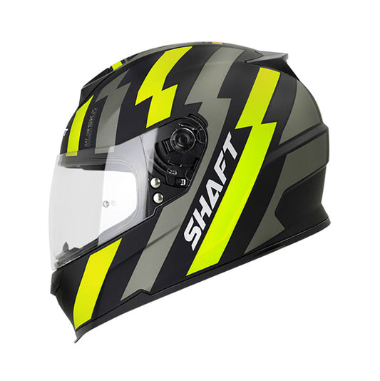 CASCO SHAFT SH-502 C-RAY MATE NEGRO AMARILLO NEON