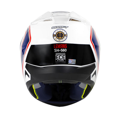 CASCO SHAFT SH-560 LEMANS BLANCO ROJO