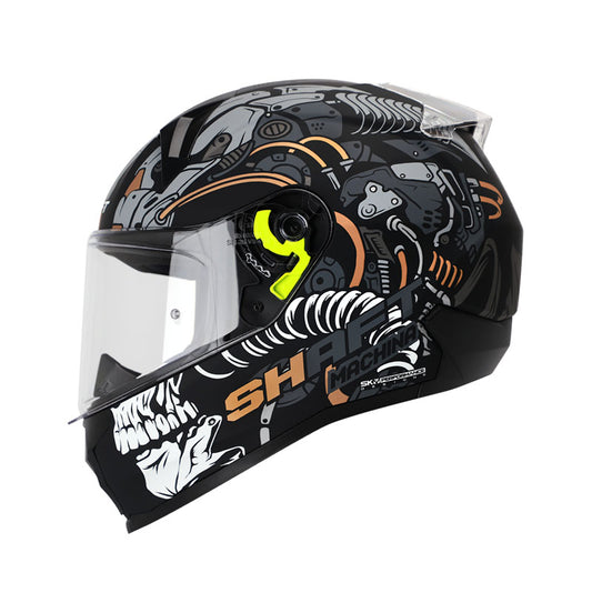 CASCO SHAFT SH-560 MACHINA MATE NEGRO DORADO