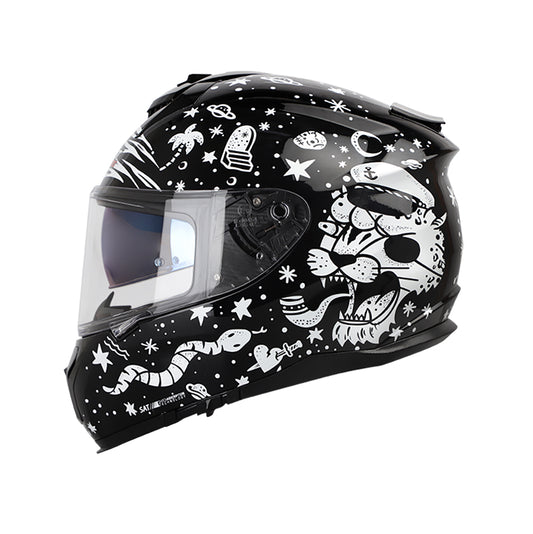 CASCO SHAFT SH-610DV PRO TIGRE NEGRO BLANCO