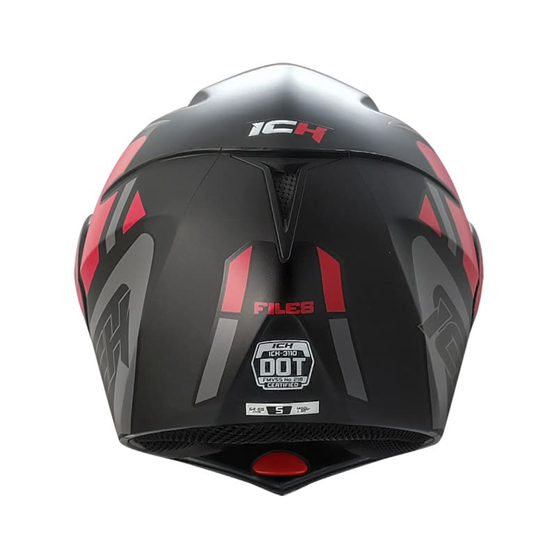 CASCO ICH ICH-3110DV FILES MATE NEGRO ROJO