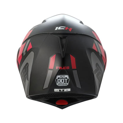 CASCO ICH ICH-3110DV FILES MATE NEGRO ROJO