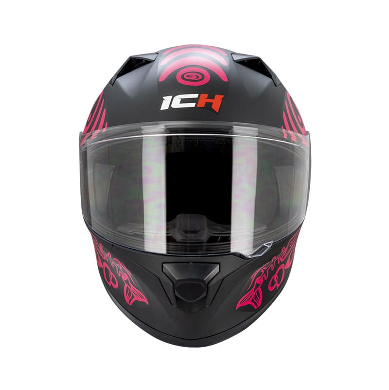 CASCO ICH ICH-503SP MARK MATE NEGRO ROJO